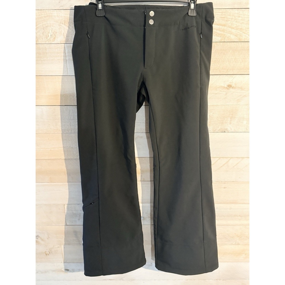 The North Face HyVent Pants Womens Medium Black Snow Ski Insulated Shell Outdoor